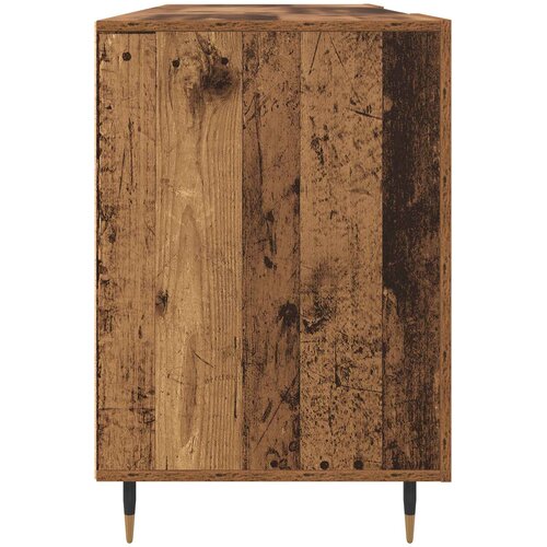  Stol s policom Staro drvo 140 x 50 x 75 cm Konstruirano drvo Slike