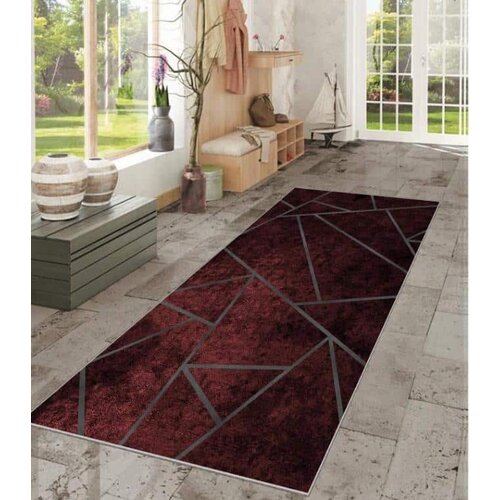  Staza sa gumenom podlogom 80x160cm - Bordo trouglovi, SS-032 Cene