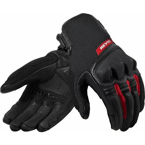 Rev'it! Gloves Duty Black/Red L Motoristične rokavice