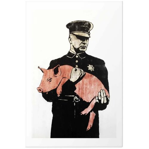  Plakat - Police Pig 21x30 Bez okvira s margom Cene