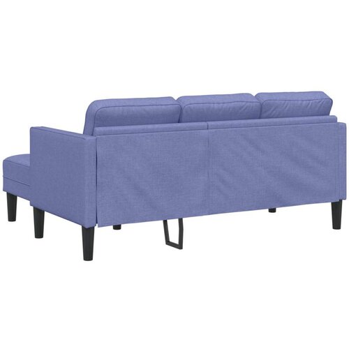 SOFA Set s jastučićima Plava tkanina Slike