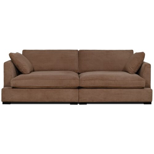 Scandic Svjetlo smeđa sofa od samta 236 cm Mobby &amp;ndash; Slike