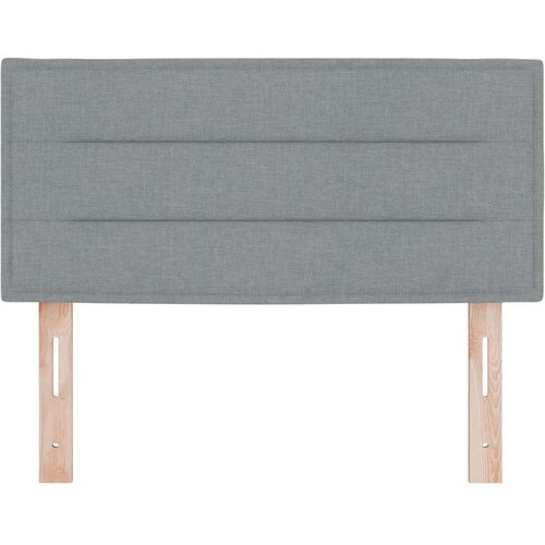 vidaXL naslon za glavu Svjetlosiva Tkanina i drvo 100 x 7 x 78 cm Cene