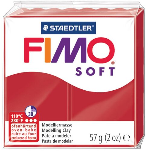  MASA ZA MODELIRANJE 57G FIMO SOFT STAEDTLER 8020-2P CRVENA Cene