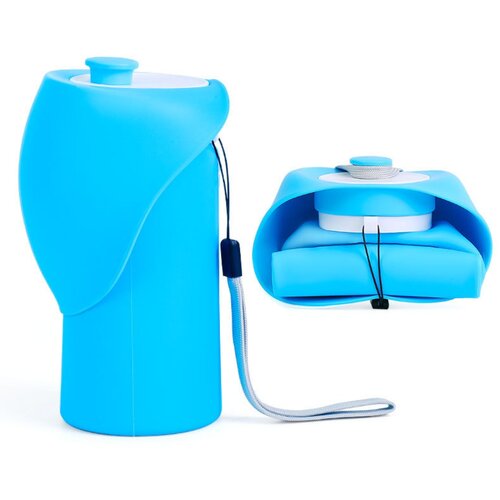 INF 550ml Zložljiva steklenica za vodo za hišne živali - prenosna & neprepustna Blue, (5000124337) Cene