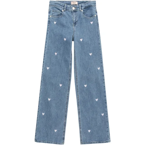 Kids_Only Kavbojke 'JUICY' moder denim / srebrna