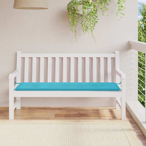 Jastuk za vrtnu klupu tirkizni 150x50x4 cm od tkanine Oxford Cijene