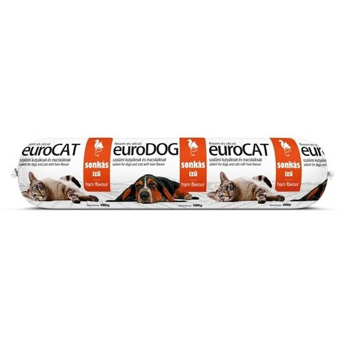 Euro dog salama za mačke šunka 1kg Cene