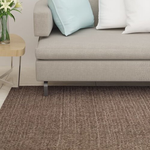 VidaXL Preproga iz sisala za praskalnik rjava 80x250 cm Slike