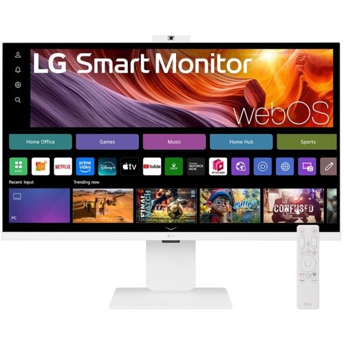 LG 31.5” IPS 4K UHD 3840x2160@60Hz, 16:9, 1000:1, 400 cd/m², 5ms, 178º/178º, HDR 10, 2 HDMI, 3 USB-C, 1 USB Upstream/2 USB Downstream Port, 5Wx2, VESA 100x100mm, Height/Tilt/Swivel, White, 3yw 32U850SA-W Cene