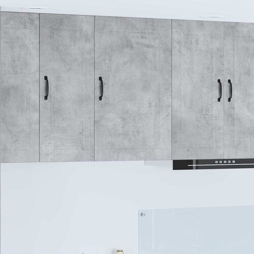 vidaXL Stenska kuhinjska omarica z vrati Betonsko siva 50 x 31 x 80 cm Cene