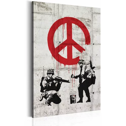  Slika - Soldiers Painting Peace by Banksy 80x120