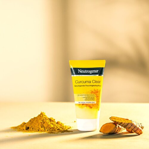 Neutrogena curcuma clear moisturizing and soothing cream hidratantna i umirujuća krema za osjetljivu kožu sklonu aknama 75 ml za žene Cene