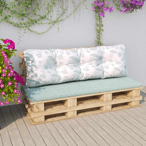  Jastuk za sofu od paleta s uzorkom li&scaron;ća 120x40x12 cm tkanina Cijene