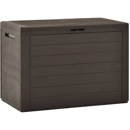 VidaXL Vrtna kutija za pohranu smeđa 78 x 44 x 55 cm Slike