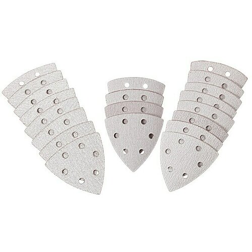 CRAFTOMAT Set Delta brusnih listova (Granulacija: 60, 20 -dij., Bijelo-sive boje) Cijene