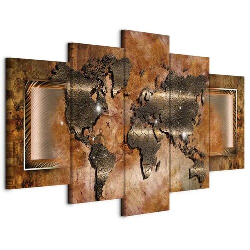  Slika - Steel Map 100x50 Cene