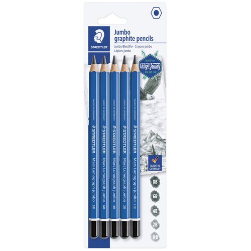 Staedtler Lumografski svinčnik Design Jumbo,5 kosov Cene