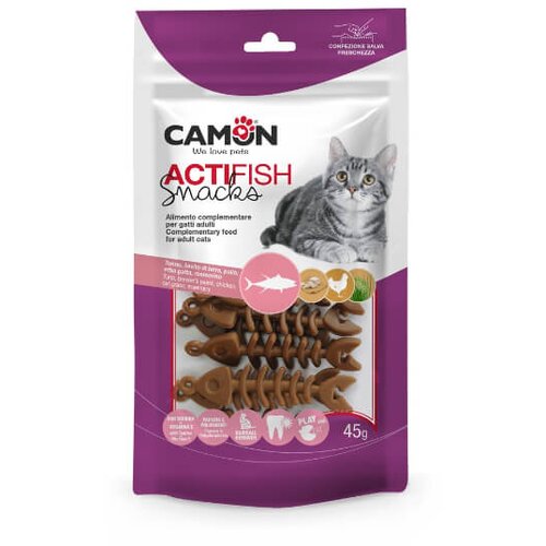 Camon ActiFish Snacks posladek za mačke, tuna in pi&scaron;čanec - 45 g Cene