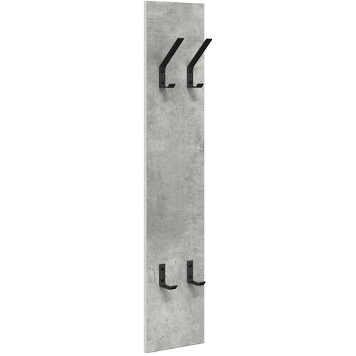  Vje&amp;scaron;alica za kapute na zidu Betonski sivi 20 x 1,5 x 100 cm Slike