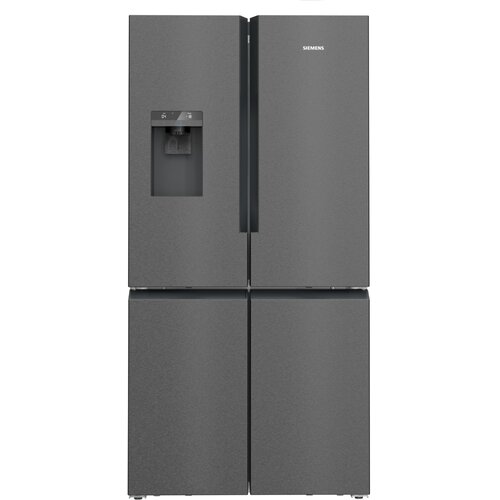 Siemens KF96DPXEA iQ700 Black Steel Side by Side French Door, Festwasser Home No Connect, Frost Cene