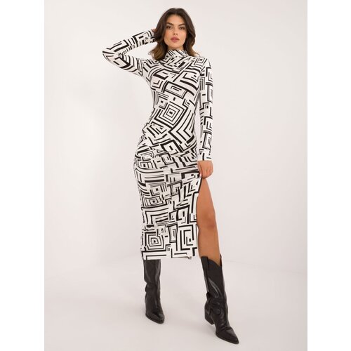 LAKERTA Dress-LK-SK-509771-1.09-white-black Slike