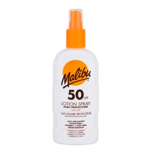 Malibu Lotion Spray SPF50 vodootporna za&amp;scaron;tita od sunca 200 ml Slike