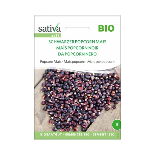 Sativa Bio koruza za pokovko "Black Popcorn Maize"