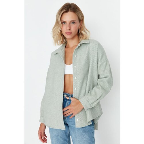 Trendyol Mint Basic Shirt Slike