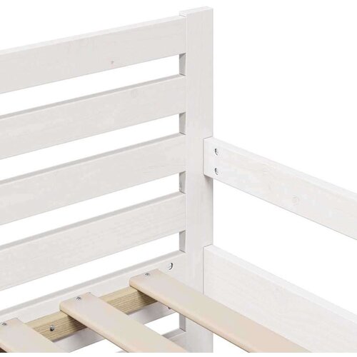  Okvir za krevet s madracem Bijelo 80 x 200 cm Slike