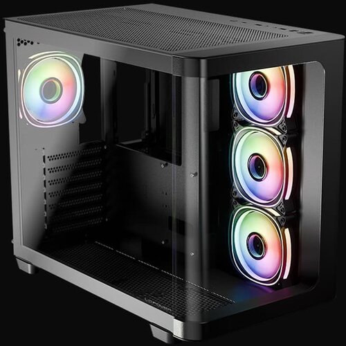 LC-Power kući&scaron;te Gaming 8001B Pro-Storm Dark, Midi tower BTF, ATX, Micro-ATX, Mini-ITX Cijene