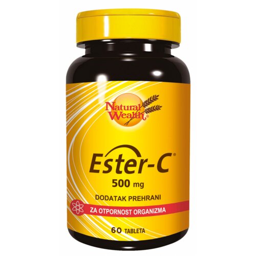 Natural Wealth ester-c 500 mg, 60 tableta - blaga formula za imunitet Cene