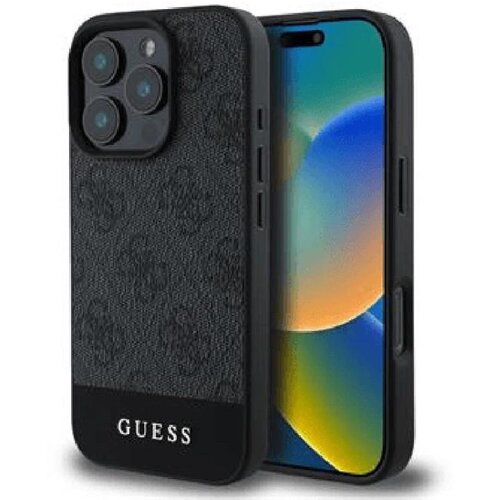 Guess Silikonski ovitek GUHMP15XG4GLGR za iPhone 15 Pro Max, siv Slike