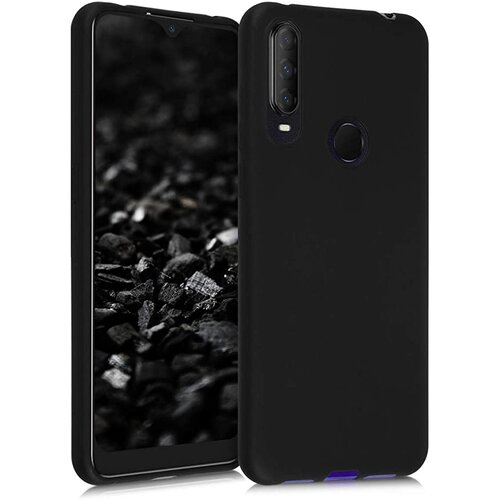 Gumijasti / gel etui Jelly za A1 Alpha 20 / Alcatel 3L (2020) - črni Slike