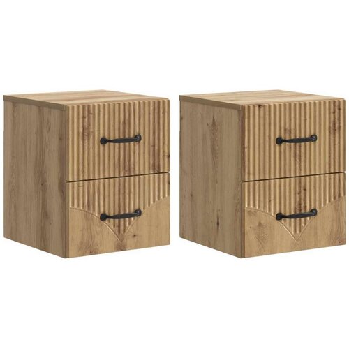  Stenski nočni omarici 2 pcs Artisan hrast 34,5 x 33 x 40 cm, (5000209831) Cene