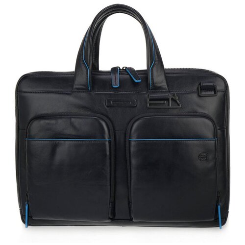 Piquadro Torbe za prenosnike BLU CARTELLINA SOTTILE Modra Slike