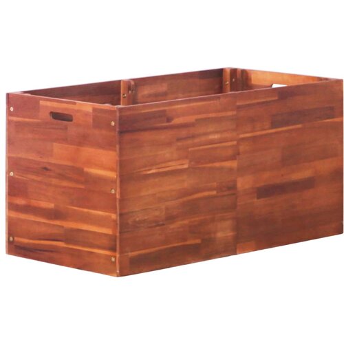 VidaXL Vrtna sadilica od bagremovog drva 100 x 50 x 50 cm Slike