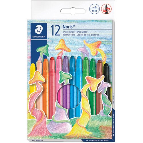  Boje voštane 12boja kartonska kutija okretne noris club staedtler 221 nwp12 blister Cene