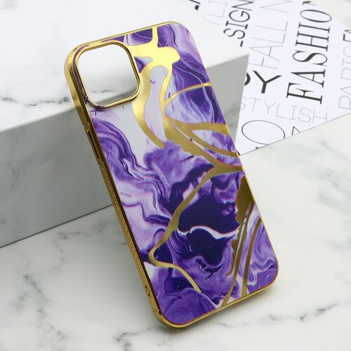  Futrola marble za iphone 15 plus/ ljubičasta Cene