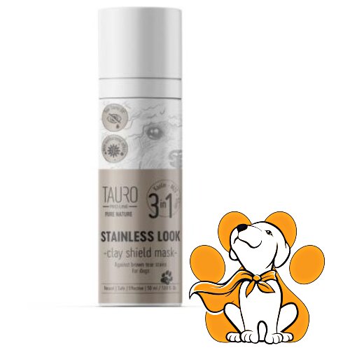 Tauro Pro Line pure Nature Stainless Look 3in1 50ml, Maska Na Bazi Gline Za Pse Slike