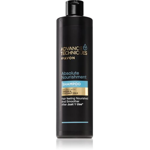Avon Advance Techniques Absolute Nourishment hranilni šampon z maroškim arganovim oljem za vse tipe las 400 ml Cene