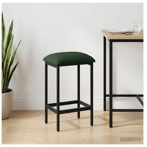 vidaXL Barska stolica Tamnozelena 40 x 32 x 64 cm Konstruirano drvo - Tamnozelena 1 40 x 32 x 64 cm Cene