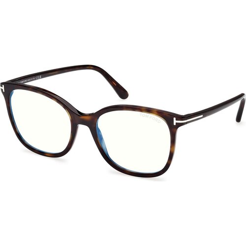 Tom Ford Ženski okvir za dioptrijske naočare Blue block 0FT6089-B 5254, Smeđi Slike