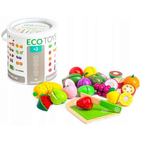 ECO TOYS Ecotoys drveno voće set od 20 elemenata Cijene