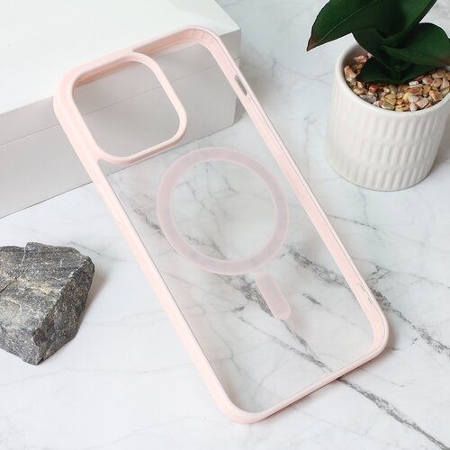 Torbica magesafe za iphone 15 pro max 6.7 roze Slike
