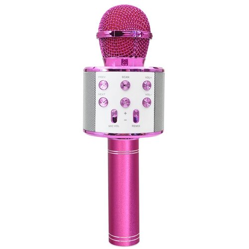 Forever mikrofon maxlife MX-300 z bluetooth zvočnikom, za karaoke, roza Cene