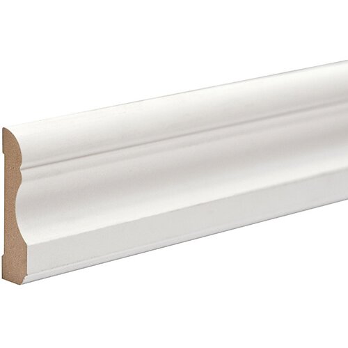  Kutna lajsna (bijele boje, 2,4 m x 69 mm x 16 mm, lakirano) Cijene