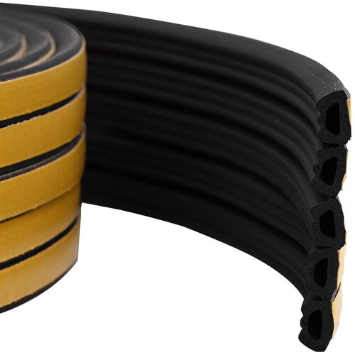  Samoljepiva brtvila za prozore Crna 10 x 6 mm 50 m EPDM pjena Cene