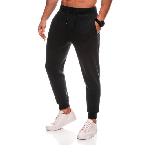 Edoti BASIC men's uniform sweatpants joggers - black Slike