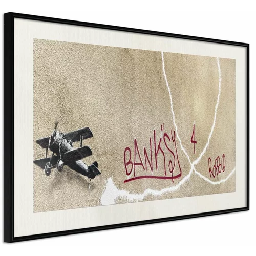  Poster - Banksy: Love Plane 30x20